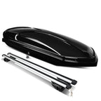 Universal Roof Rack Cross Bars + Cargo Box 135CM Black