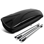 Universal Roof Rack Cross Bars + Cargo Box 135CM Black