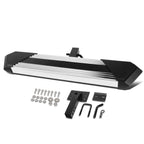 35" Stainless Steel Hitch Step - Chrome/Red - 2" Receiver