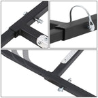 Universal Foldable Tailgate Ladder - Heavy Duty Steel