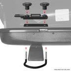 Universal Roof Rack Cargo Box - 139cm 360L 110lbs Capacity