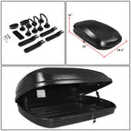 Universal Roof Rack Cargo Box - 139cm 360L 110lbs Capacity