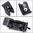 2007-2017 Jeep Wrangler Hood Latch Lock Set - Matte Black