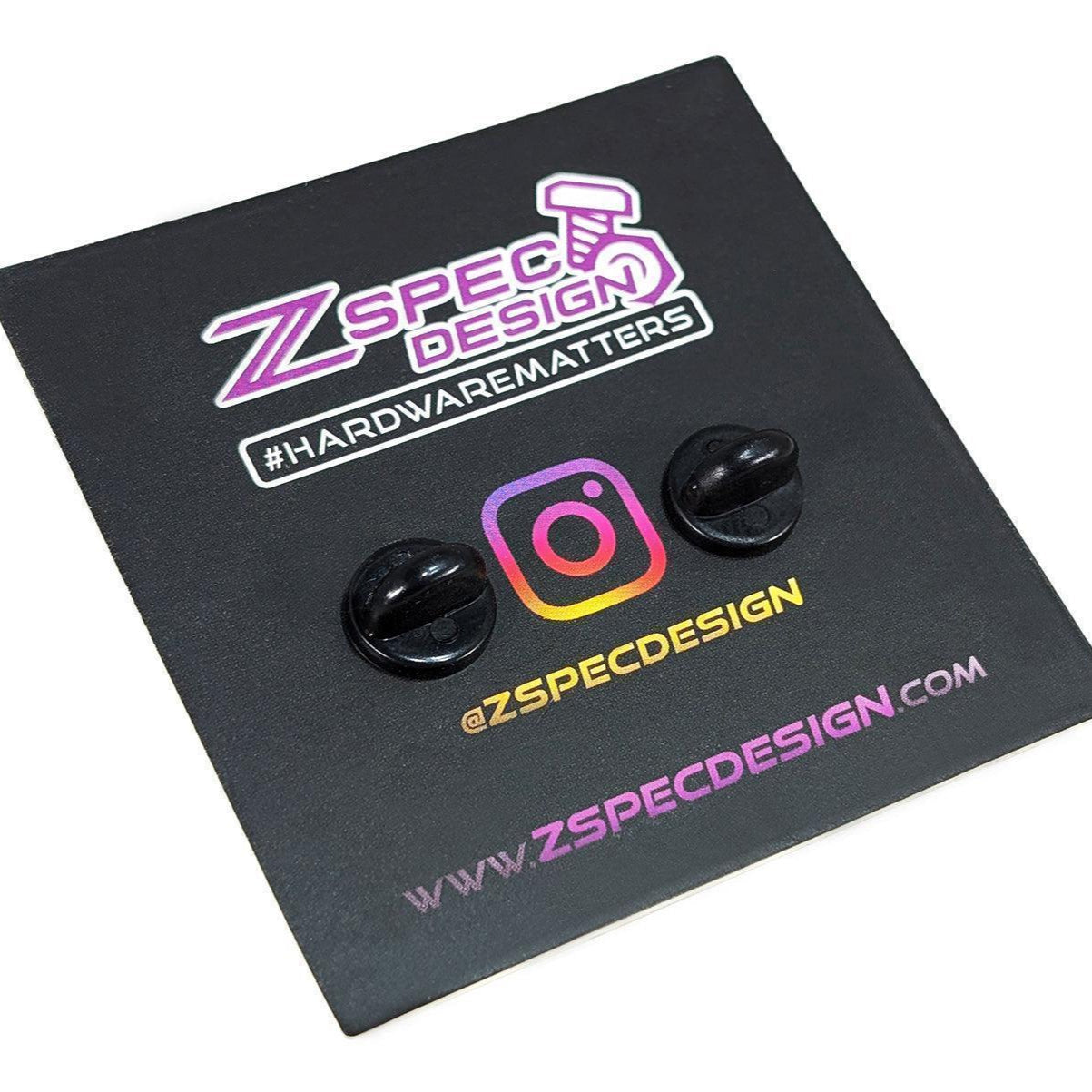 ZSPEC Collector Lapel / Hat Pin - Black Hotrod Charger
