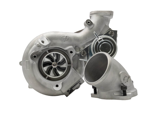 Forced Performance Mitsubishi Evo lution X Black Journal Bearing Turbocharger 82HTC
