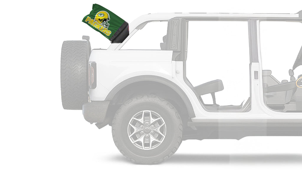Green Bay Packers 11"x17" Forever Wave Flag for Bronco