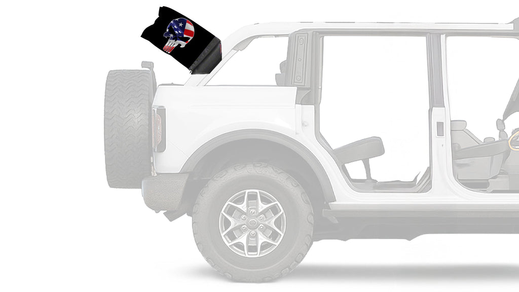 Punisher USA 12"x18" Forever Wave Flag