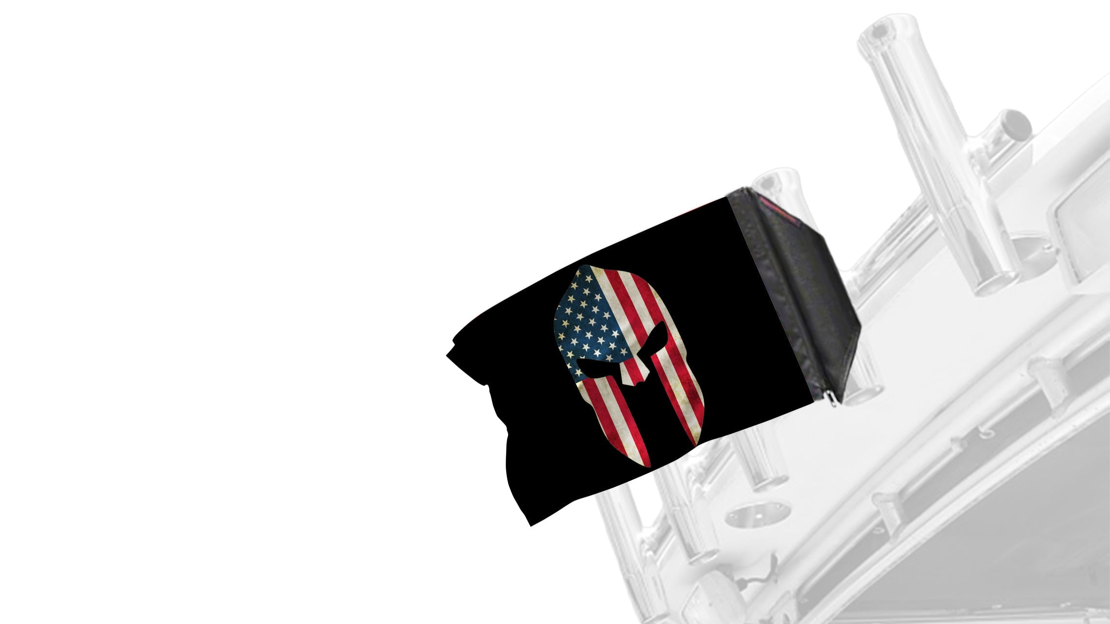 Spartan USA 12"x18" Forever Wave Flag for Boats
