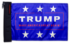 Trump MAGA 12"x18" Forever Wave Flag for Jeep Wrangler JK 2-Door 2007-2018