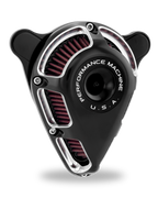 Performance Machine 23-Up CVO, 2024 Touring Jet Air Cleaner - Contrast Cut