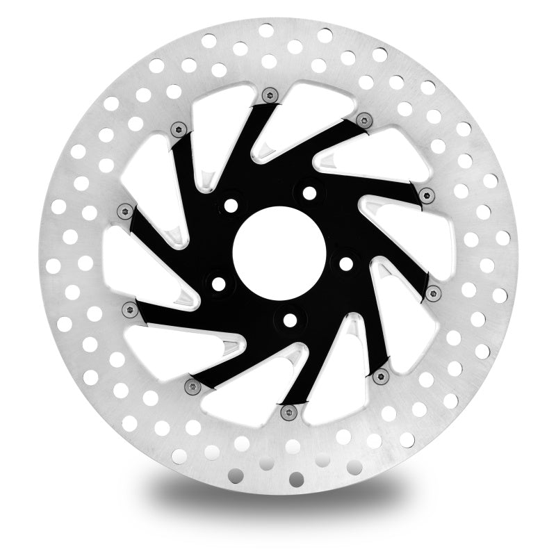 Performance Machine Disc/Carr 11.8 Del Rey Front Left - Contrast Cut Platinum