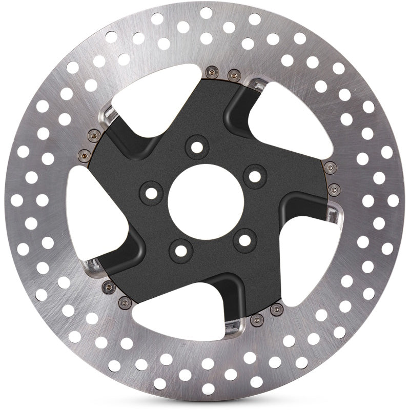 Performance Machine Disc/Carr 11.8 Factor Rear Right - Black Ops