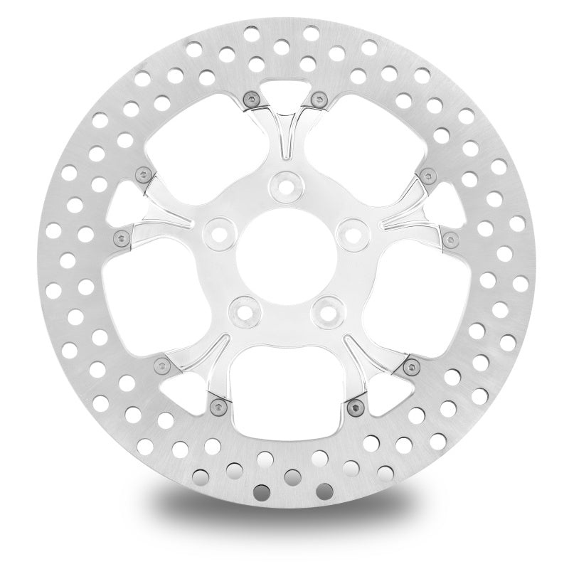 Performance Machine Disc/Carr 11.8 Galaxy Front Left - Chrome