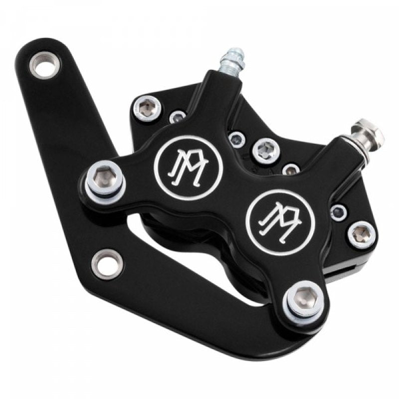 Performance Machine Front Narrow 4 Piston Classic Caliper/Bracket - Contrast Cut