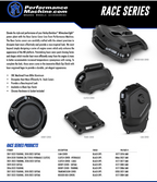Performance Machine Race Series Rocker Box Covers - Black Ops