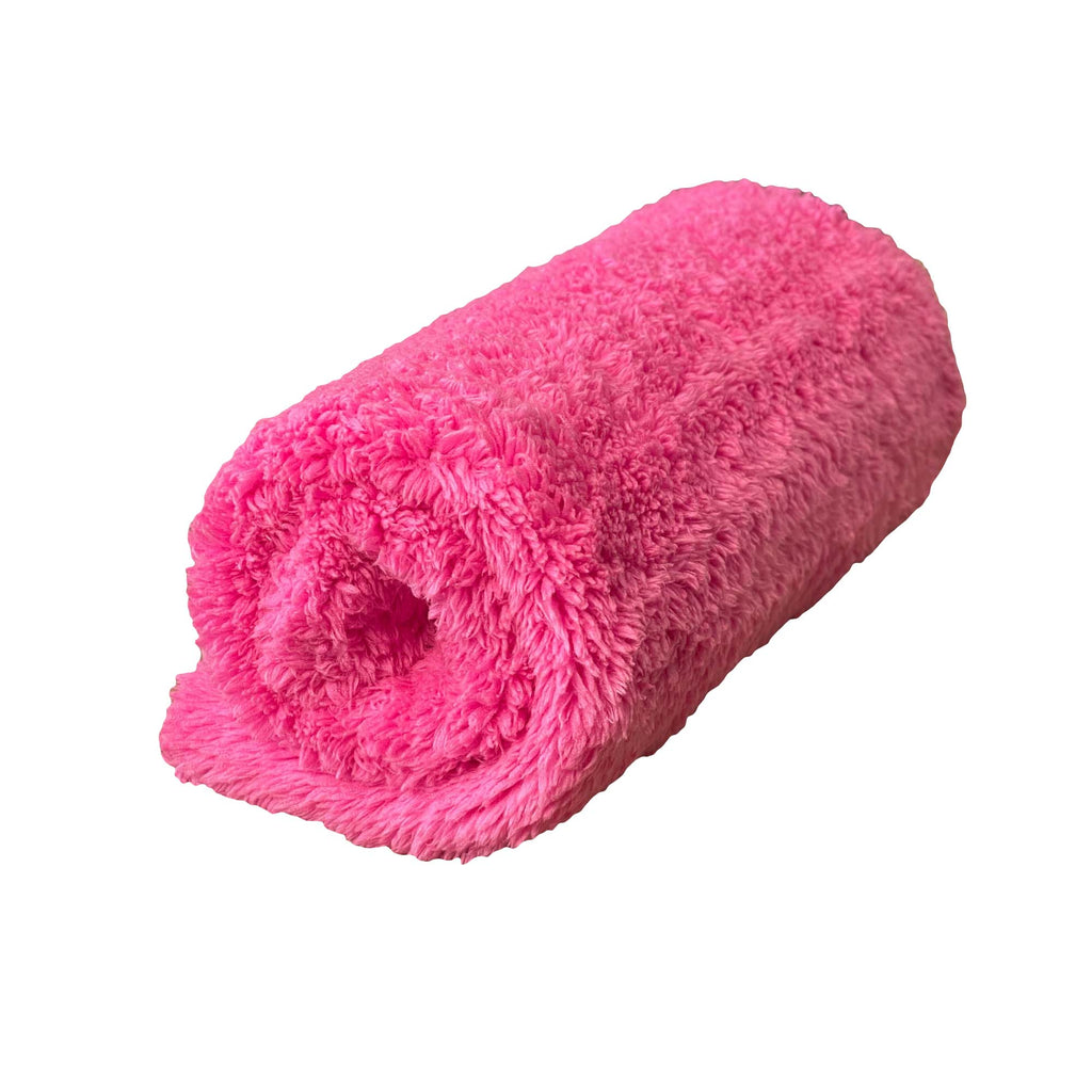 WASH&WHIPS Edgeless Microfiber Coral Fleece with Ultrasonic Edge 3 Pack