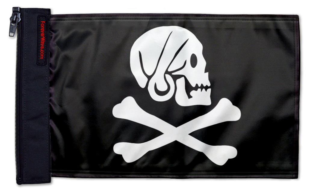 Henry Every 12"x18" Forever Wave Flag for Jeep Wrangler CJ-7 and CJ-8 1976-1986
