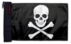 Jolly Roger 12"x18" Forever Wave Flag for Jeep Wrangler JKU 4-Door 2007-2018