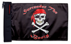 Surrender The Booty 12"x18" Forever Wave Flag for Jeep Wrangler JKU 4-Door 2007-2018