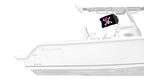 Pink Pirate 12"x18" Forever Wave Flag for Boats