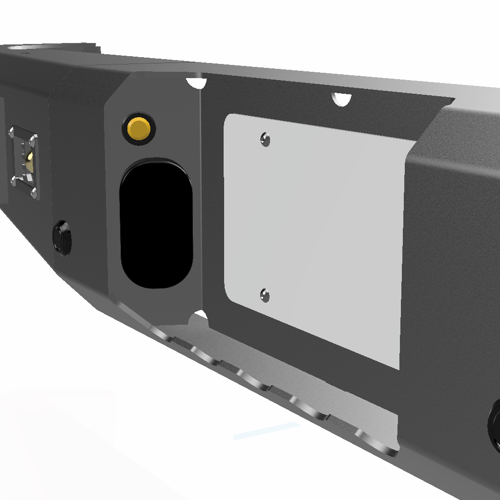 Gauntlet Rear Bumper for 2020+ Jeep Gladiator JT By Gatekeeper Off-Road