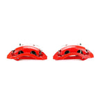 Power Stop 00-02 Dodge Ram 2500 Front Red Calipers w/Brackets - Pair