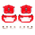 Power Stop 00-03 Cadillac DeVille Rear Red Calipers w/Brackets - Pair
