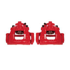 Power Stop 02-06 Mini Cooper Front Red Calipers w/Brackets - Pair