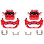 Power Stop 05-07 Infiniti G35 Front Red Calipers w/Brackets - Pair