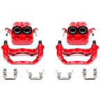 Power Stop 05-07 Infiniti G35 Front Red Calipers w/Brackets - Pair