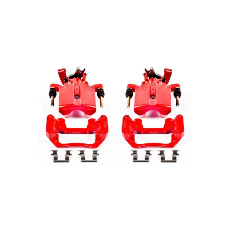 Power Stop 05-08 Chevrolet Cobalt Rear Red Calipers w/Brackets - Pair