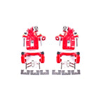 Power Stop 06-11 Acura CSX Rear Red Calipers w/Brackets - Pair