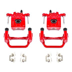 Power Stop 07-12 Nissan Altima Rear Red Calipers w/Brackets - Pair