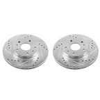 Power Stop 07-13 Suzuki SX4 Front Evolution Drilled & Slotted Rotors - Pair