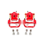 Power Stop 08-15 Toyota Sequoia Rear Red Calipers w/Brackets - Pair