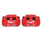 Power Stop 09-10 Dodge Ram 2500 Rear Red Calipers w/Brackets - Pair