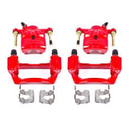 Power Stop 09-13 Subaru Forester Rear Red Calipers w/Brackets - Pair