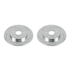 Power Stop 11-17 Lexus CT200h Rear Evolution Drilled & Slotted Rotors - Pair