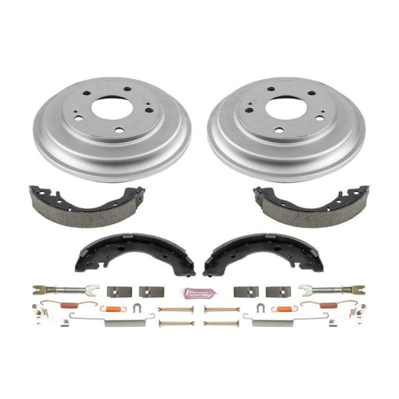 Power Stop 12-15 Honda Civic Coupe Rear Autospecialty Drum Kit