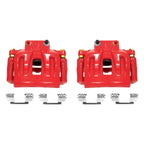 Power Stop 12-17 Chrysler 300 Front Red Calipers w/Brackets - Pair