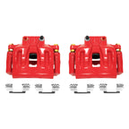 Power Stop 12-17 Chrysler 300 Front Red Calipers w/Brackets - Pair