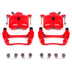Power Stop 13-15 Acura ILX Front Red Calipers w/Brackets - Pair