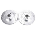 Power Stop 13-16 Scion FR-S Front Evolution Drilled & Slotted Rotors - Pair