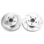 Power Stop 16-19 Toyota Prius Front Evolution Drilled & Slotted Rotors - Pair
