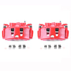 Power Stop 2017 Chrysler Pacifica Front Red Calipers w/Brackets - Pair