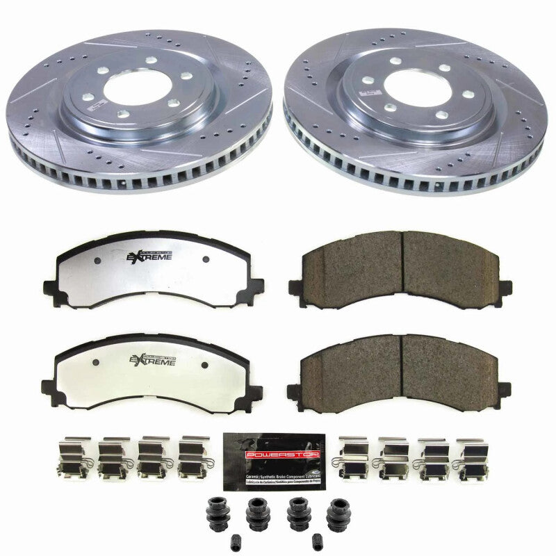 Power Stop 22-23 Ford F-150 Lightning Front Z36 Truck & Tow Brake Kit