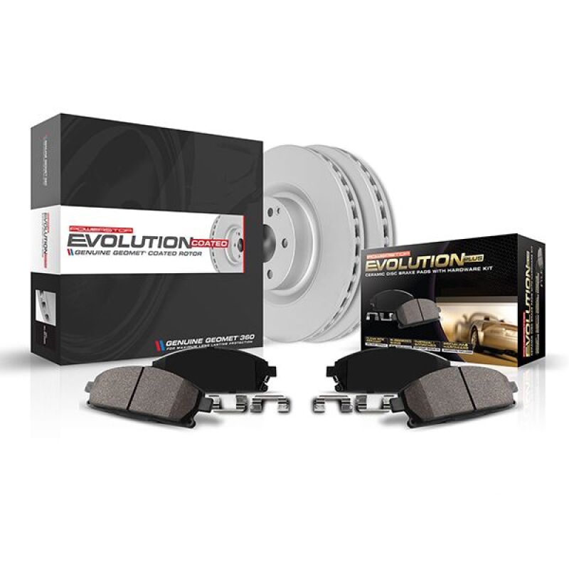 Power Stop 22-24 Ford E-Transit Rear Z17 Coated Brake Kit