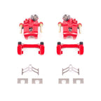 Power Stop 92-01 Honda Prelude Rear Red Calipers w/Brackets - Pair