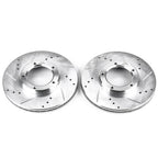 Power Stop 95-04 Toyota Tacoma Front Evolution Drilled & Slotted Rotors - Pair