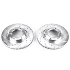 Power Stop 96-97 Lexus LX450 Front Evolution Drilled & Slotted Rotors - Pair